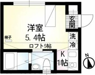 リシェス北千住の物件間取画像